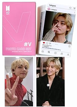 BTS  トレカ　Ｖ　テテ　京セラ　ガラポン　ＦＣ限定 BTS Lights FAKE LOVE トレカ FC限定 テテ テヒョン - メルカリ