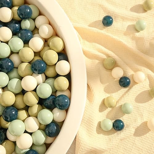 Miniatura 7 de TRENDPLAY Bolas de plástico para pozos de bolas, paquete de 100 bolas huecas, juego seguro y emocionante, perfecto para piscinas de bebés pequeños,