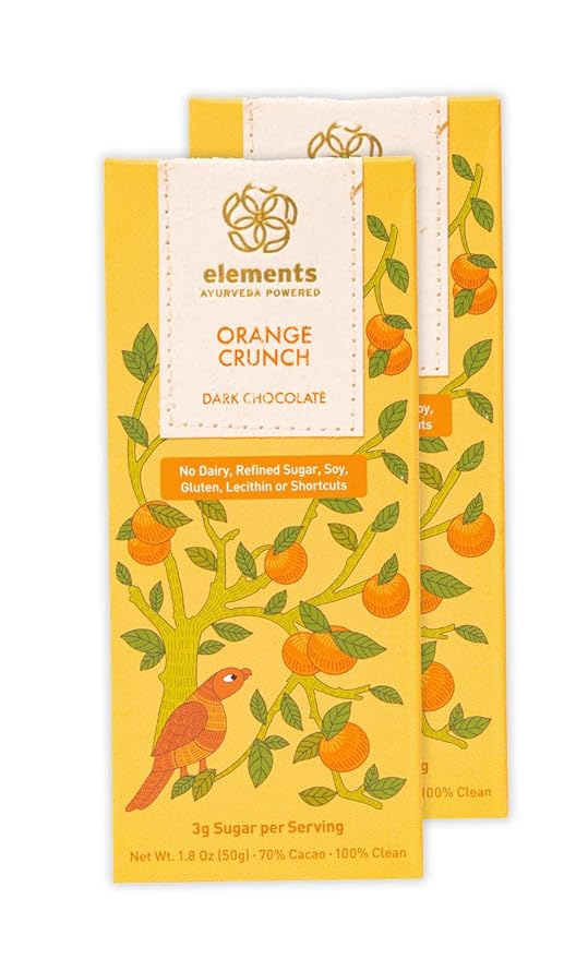 Elements Truffles Orange Crunch w/Quinoa & Turmeric