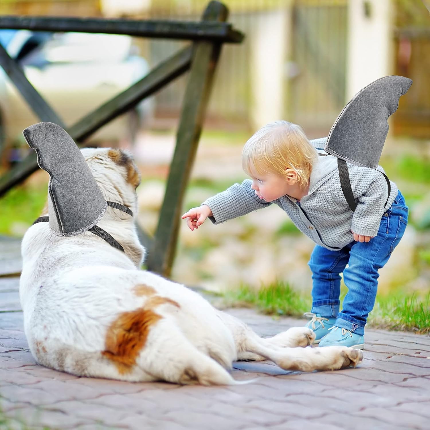 Civaner Shark Costume Shark Fin Gray Swimfin Shark Costume