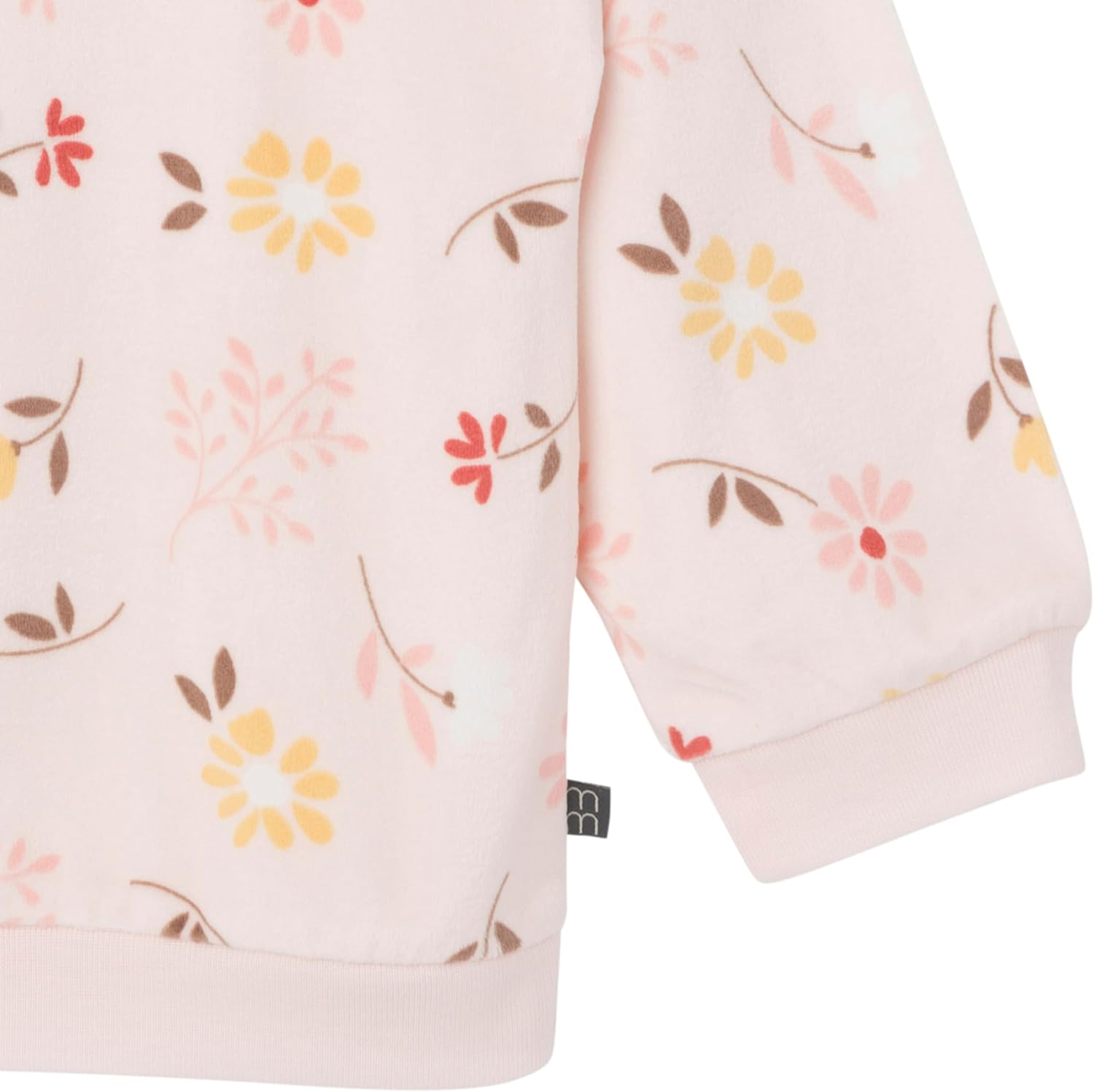 Modern Moments by Gerber baby-girls Toddler Bunny Fleece 2-piece Sweater & Pant Pajama Set - Image 3