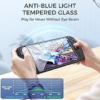 Vista 7 de IINE Protector de pantalla de vidrio templado para Switch 2 – 4 opciones disponibles, fácil instalación, antiarañazos, resistente a las huellas