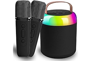 Portable Mini Speaker with Microphone - Amp Up Your Karaoke Experience