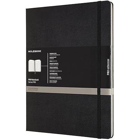 Amazon Co Jp モレスキン ノート Pro ノートブック ハードカバー Xxl ブラック Propfntb7hbk パソコン 周辺機器