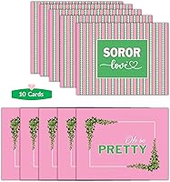 Vista 19 de Tarjetas de notas rosas y verdes Inspiradas en la hermandad Tarjeta de agradecimiento, cumpleaños y hermandad