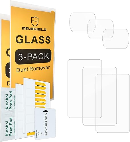 Miniatura 2 de Mr.Shield Protector de pantalla para cámara DJI Osmo Pocket 3 lente+pantalla LCD 3+3 unidades vidrio templado vidrio japonés con dureza 9H Protector