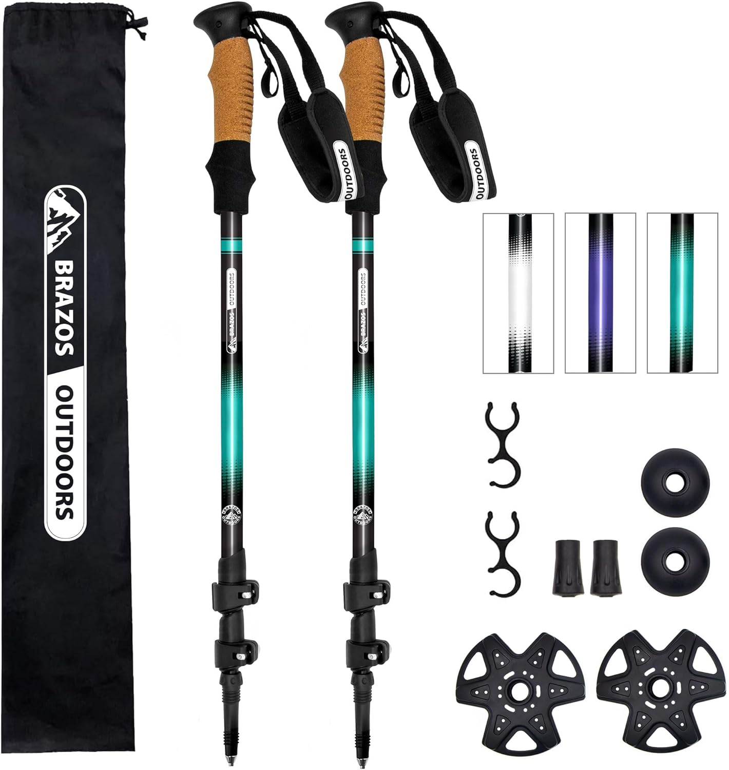 Lightweight Collapsible Hiking Poles (24″-54″) – Durable Aluminum Pair Lightweight Collapsible Hiking Poles (24″-54″) – Durable Aluminum Pair