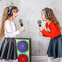 Vista 9 de NUOBESTY Micrófono de juguete de imitación para niños - Micrófono de plástico falso para regalos de fiesta de cumpleaños o juego de disfraces