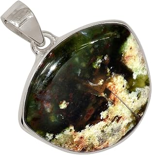 Natural Chrome Chalcedony - Australia 925 Silver Pendant Jewelry ALLP-24703