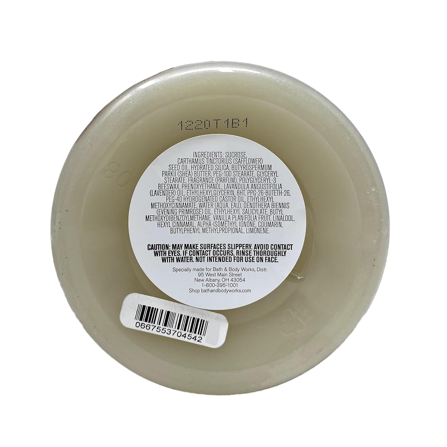 Bath & Body Works Aromatherapy Sleep Lavender + Vanilla - 3 Pack Of Shea Sugar Body Scrub with a Natural Oats Sample Soap.