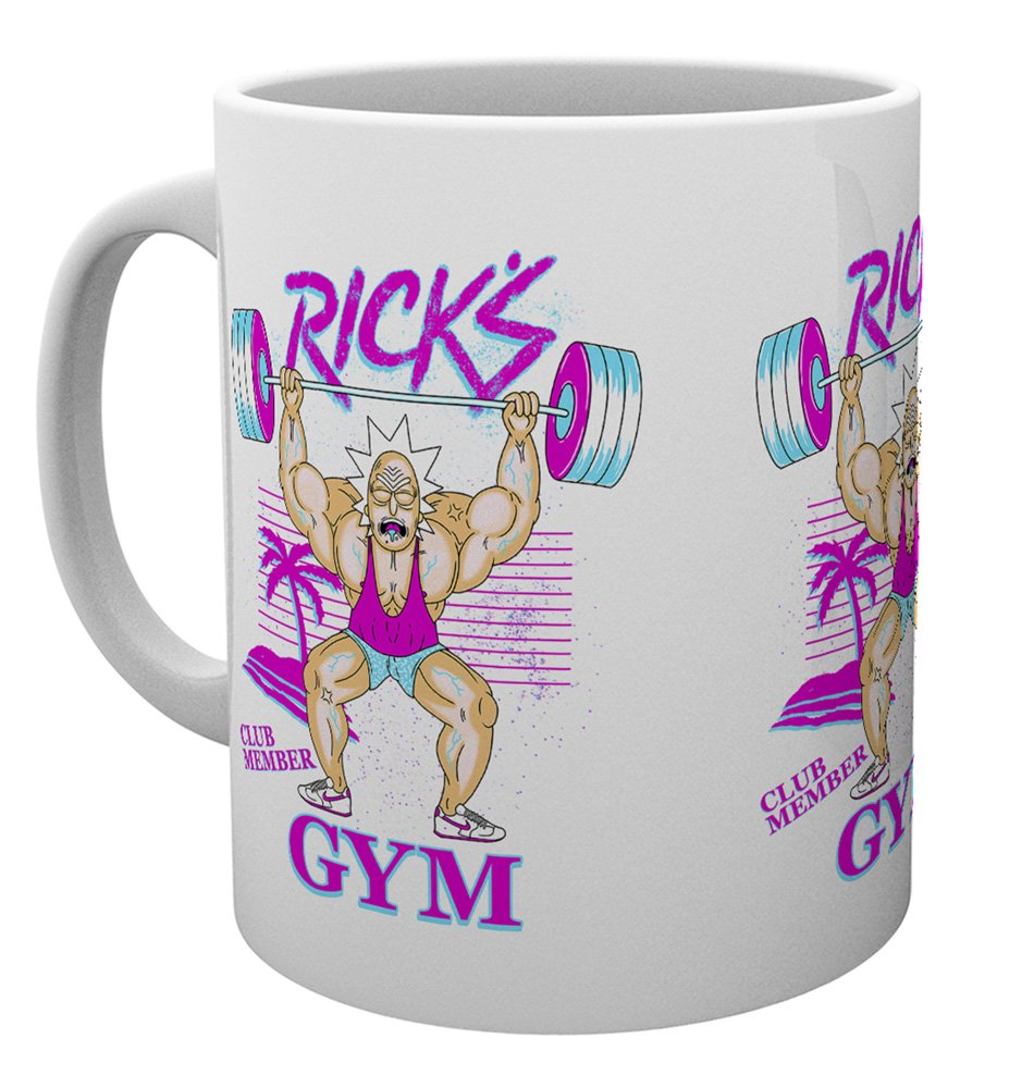 Gb Eye Various Ltd, Rick And Morty, Ricks Gym, Mug