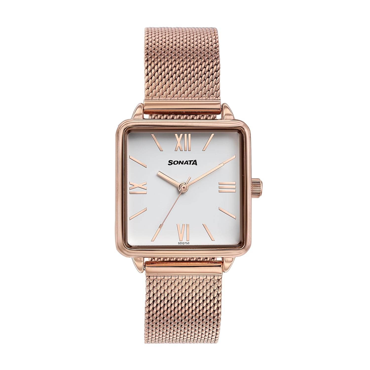 Sonata Quartz Analog White Dial Rose Gold Stainless Steel Strap Watch for Women - Review, Price and Buying Guide