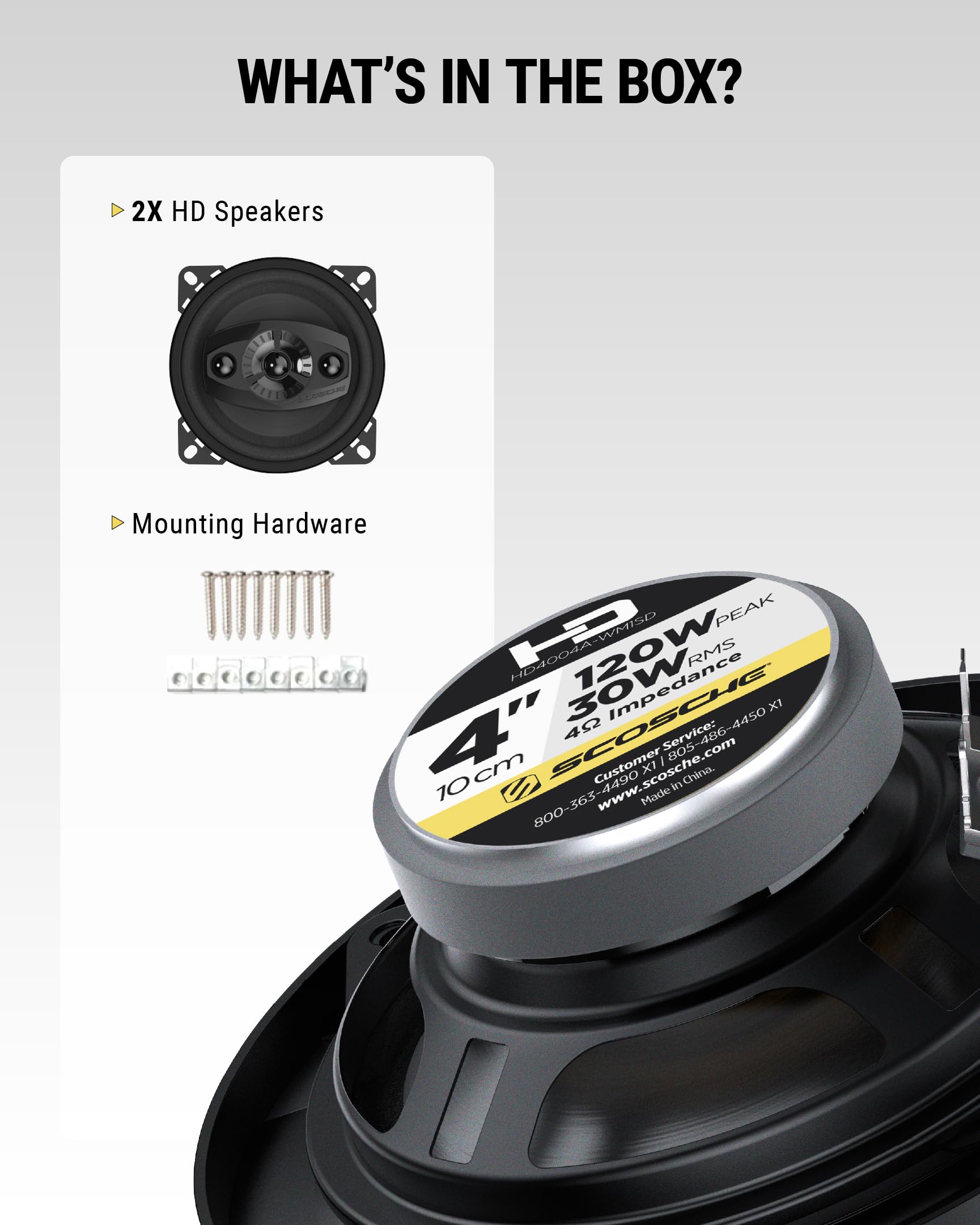 Amazon.com: Scosche HD4004A-WM1SD - High-Performance 4