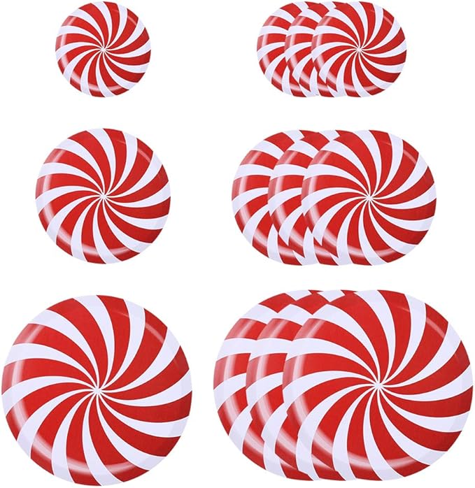 12Pcs Candyland Floor Decals Stickers, Floor Decals Stickers Christmas