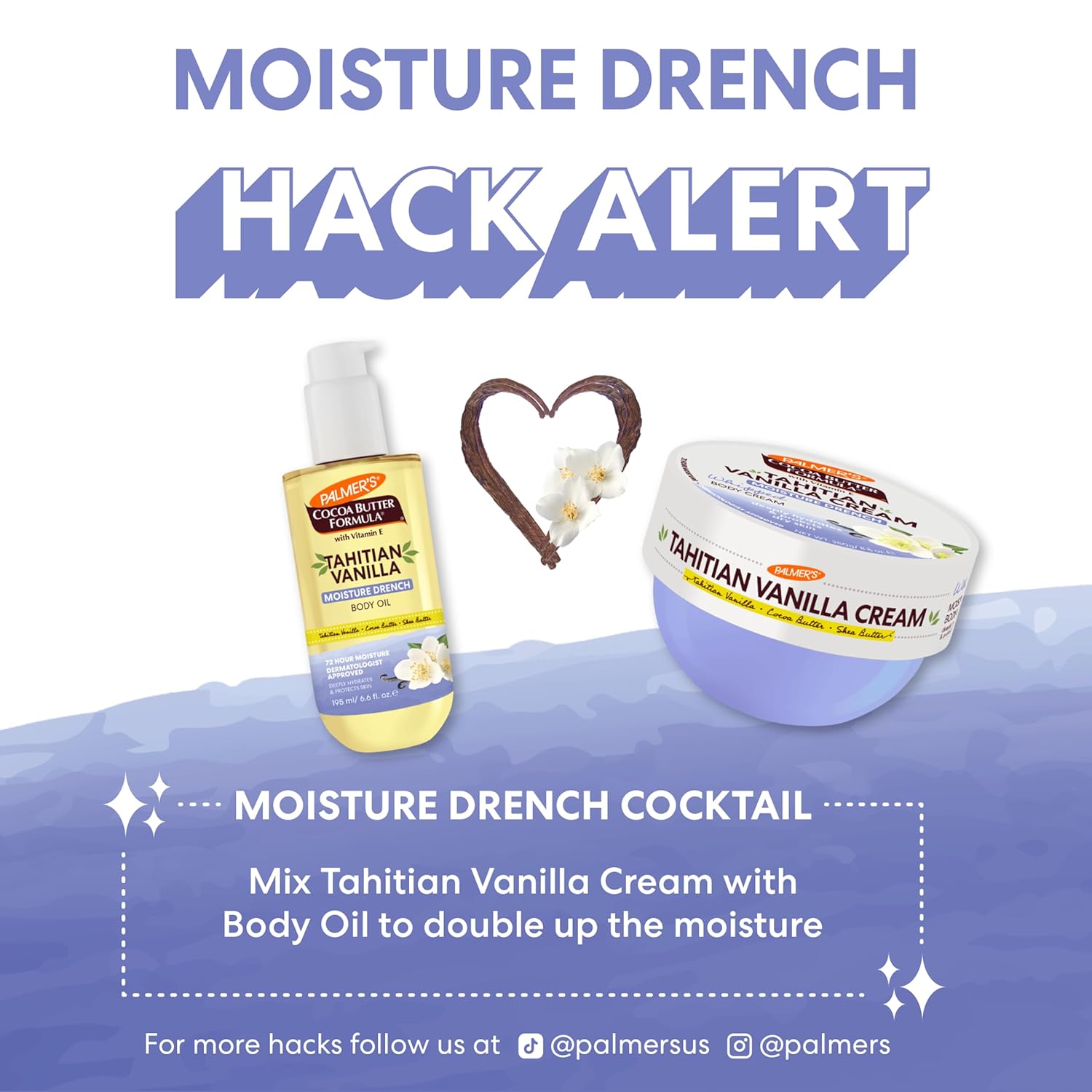 Palmer's Cocoa Butter Formula Body Oil, Moisture Drenching Tahitian Vanilla, 6.5 Oz, 72Hr Hydration with Shea Butter & Vitamin E for Softer Skin, Protects & Soothes Dryness, Dermatologist Approved - Image 8