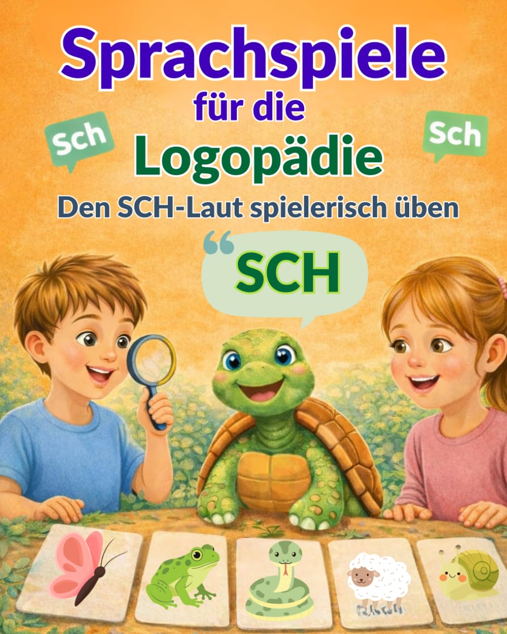 Sprachspiele für die Logopädie: Den Sch-Laut spielerisch üben, spielerische Sprachförderung für Kinder (weitere Sprachförderung für Kinder)
