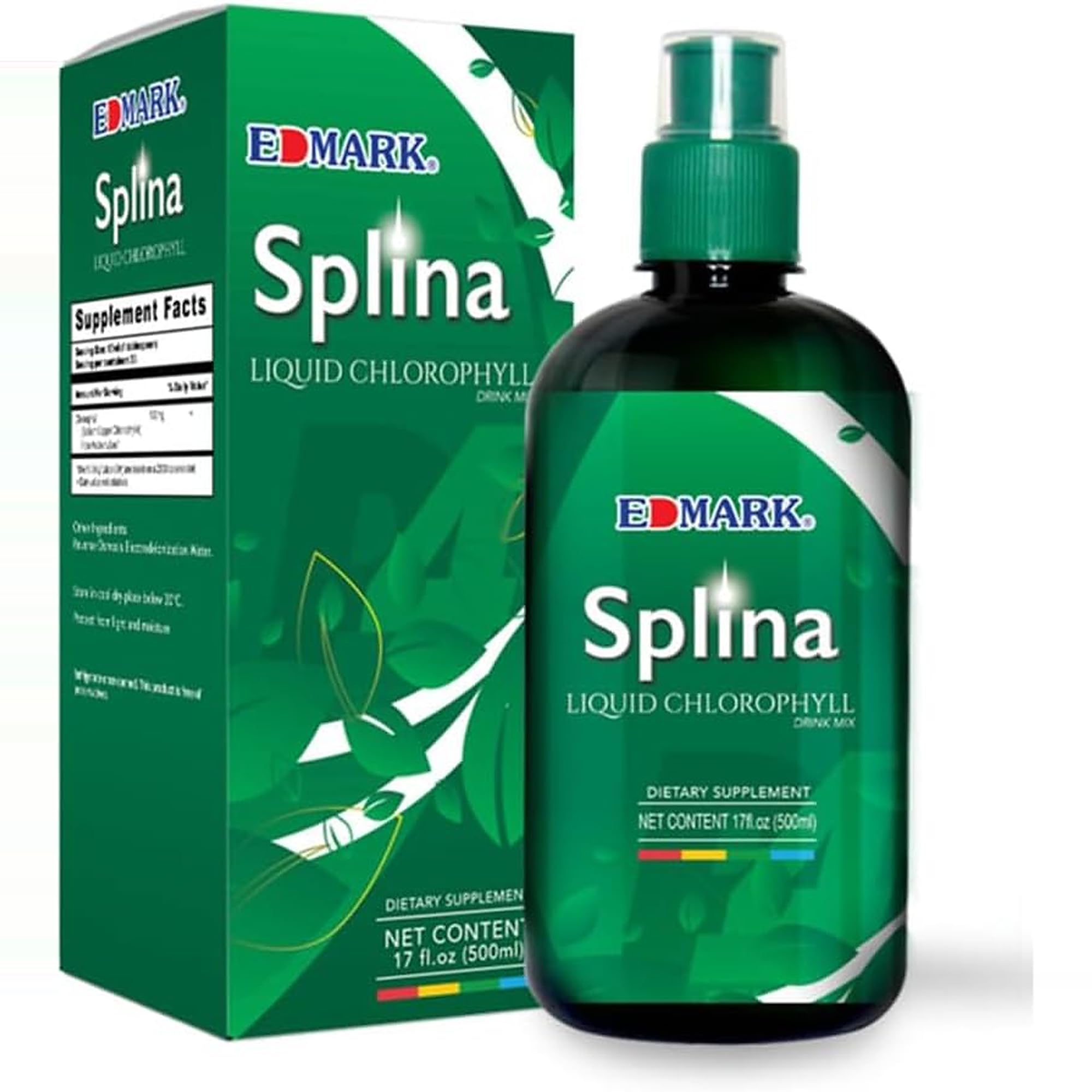 EDMARK Splina Liquid Chlorophyll | 500ml Green Drink