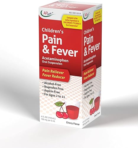 Suspensión oral para el dolor y la fiebre para niños