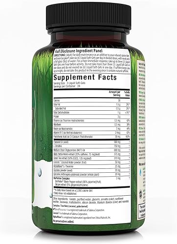 Miniatura 2 de Irwin Naturals Sistema de dieta de grasa corporal-Six Red, 72 cápsulas blandas