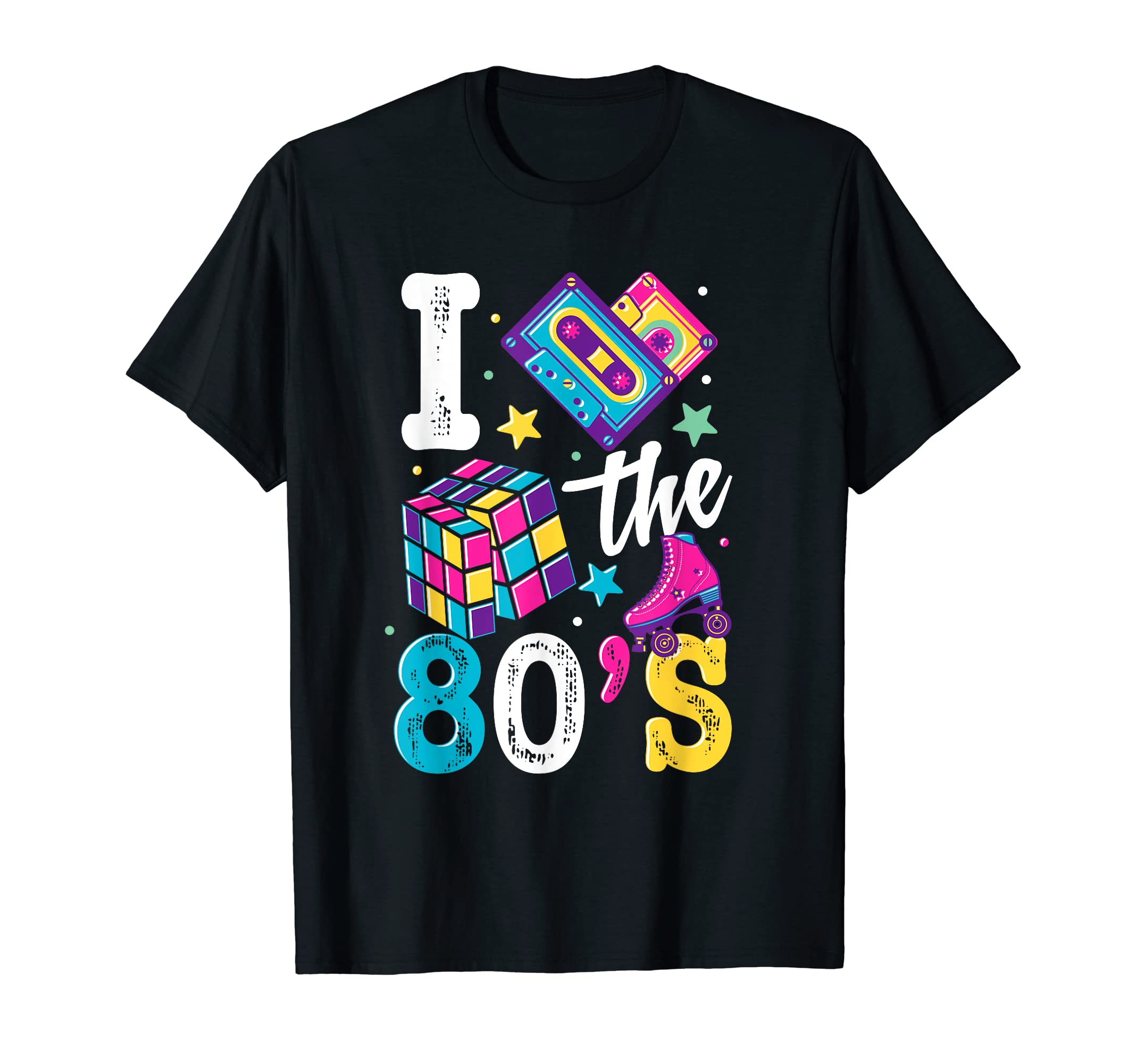 80's Clothes Bash! 80's Clothes - Suministros para fiesta de los años 80 - Disfraz para mujer Camiseta