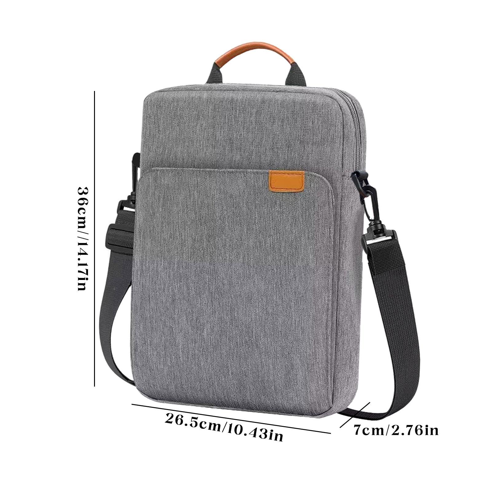 Sacoche pour Tablette, étui de Transport pour Tablette | Sac de Voyage à poignée avec bandoulière | Étui pour Tablette, Pochette de Protection, Sac pour Tablette de 13 Pouces pour l'école