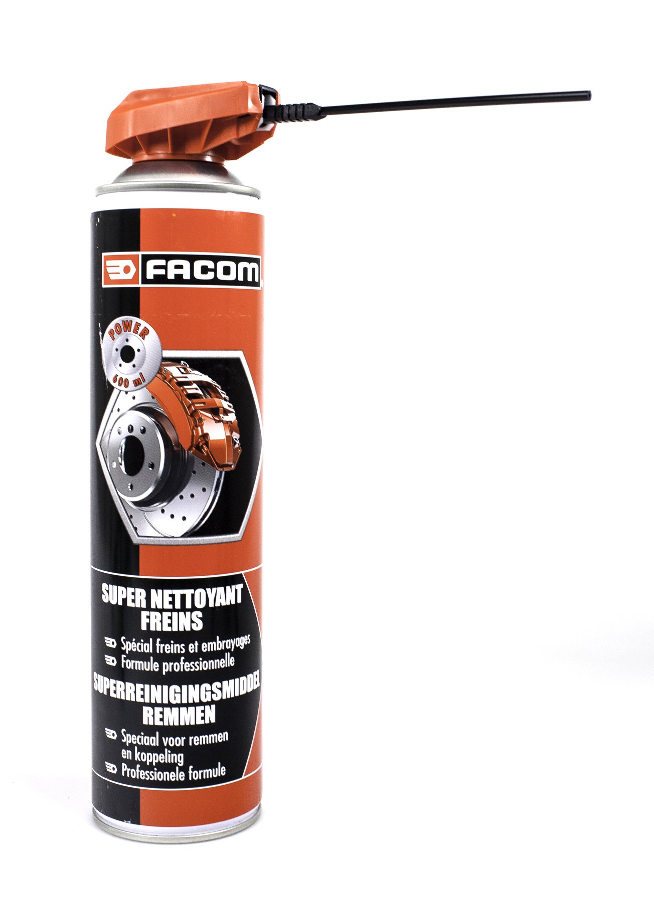 FACOM Nettoyant Freins et Embrayage, Puissant, 600ml