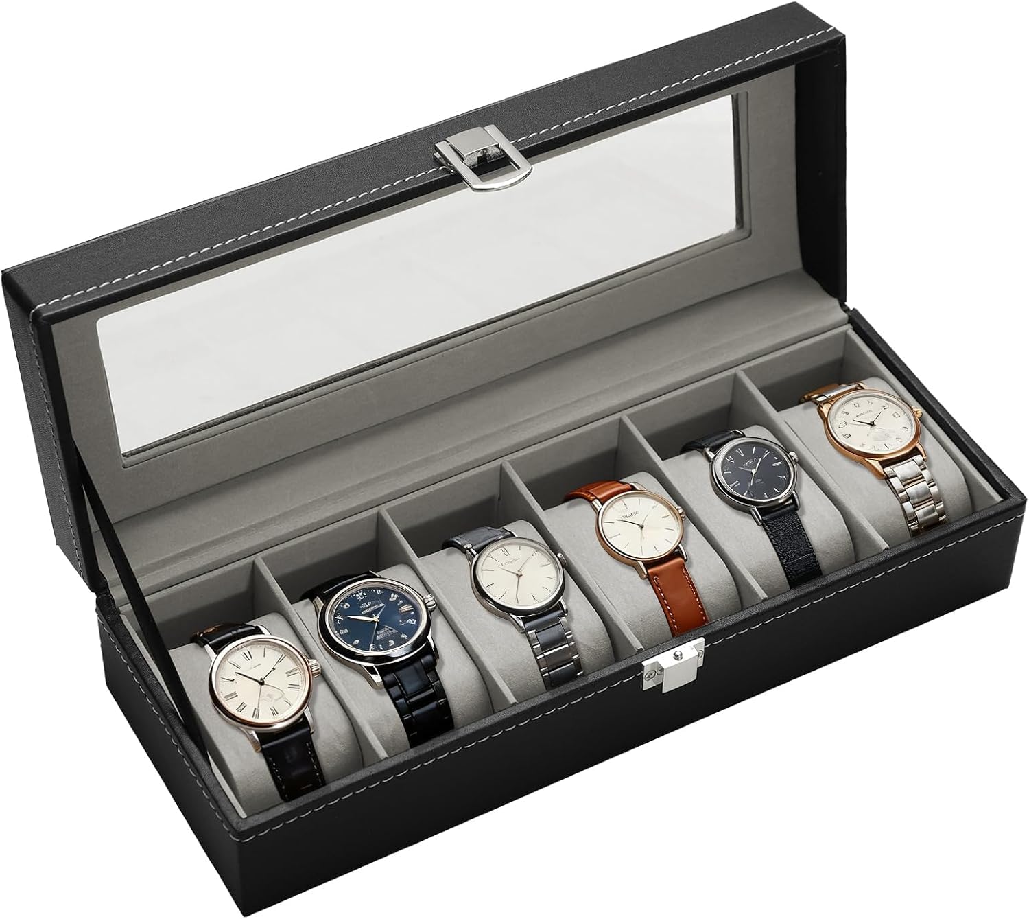 Boîte de rangement pour montres sur commode pour sublimer votre espace dressing