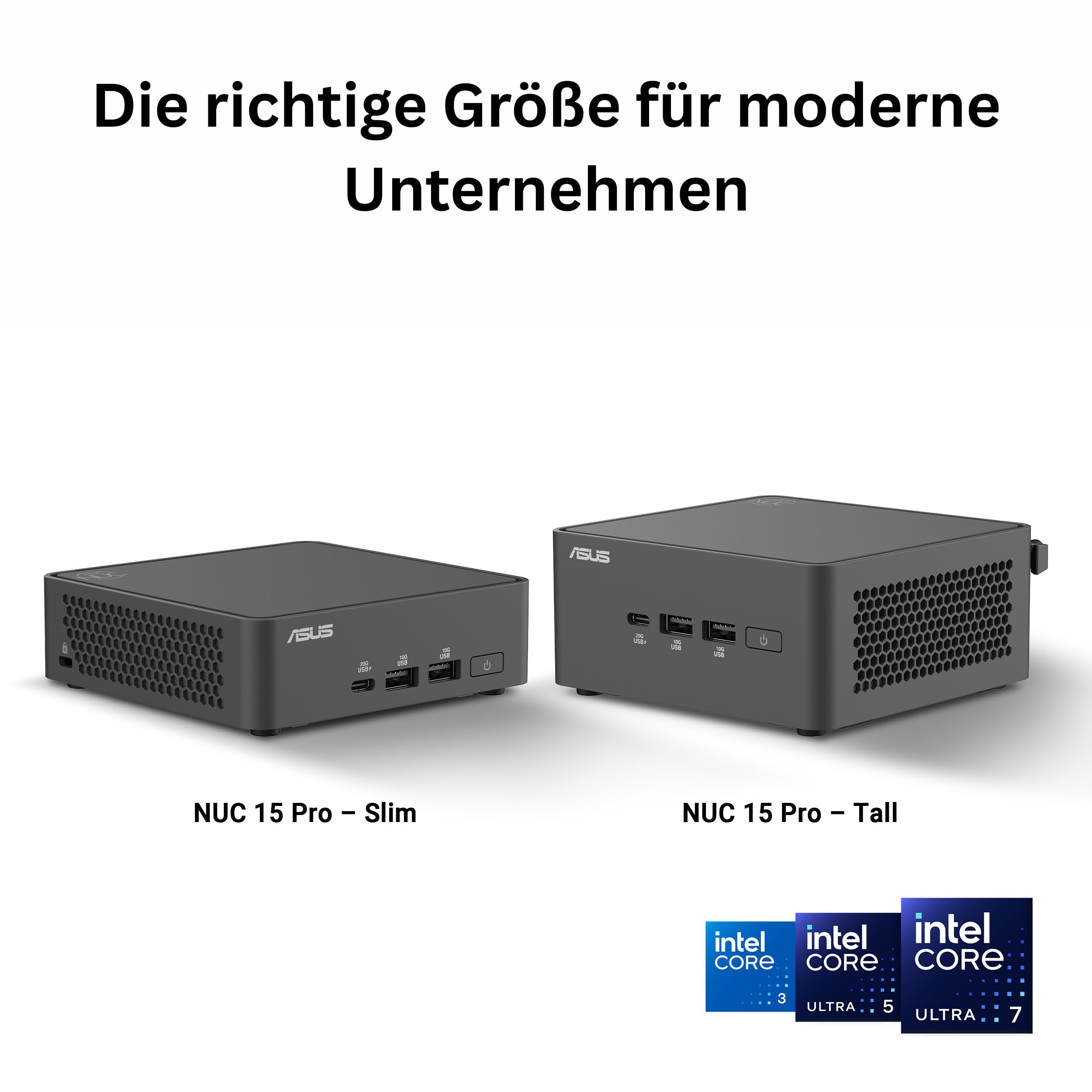 ASUS NUC 15 Pro Tall Kit RNUC15CRHI300002 - Intel Core i3 Processor - Dettaglio