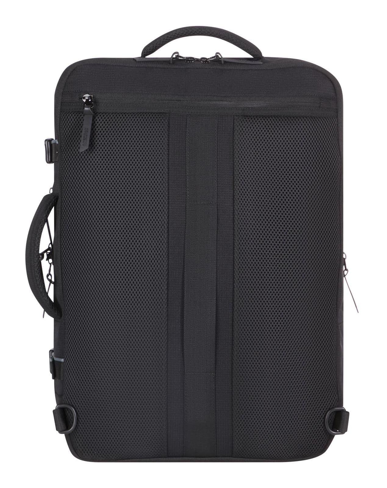 American Tourister Take2Cabin - Mochila de Viaje Expandible 17,3 Pulgadas, 55 cm, 42,5/48,5 l, Negro (Black)