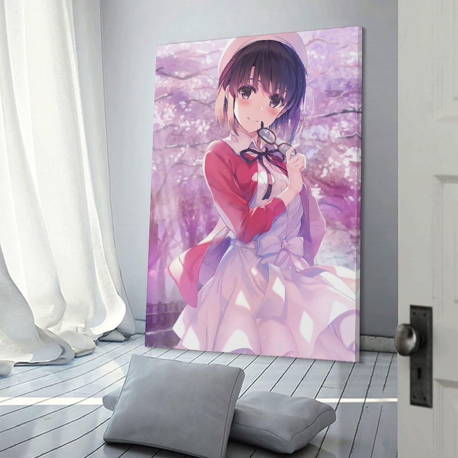 Amazon.co.jp: 油絵 絵画 冴えない彼女の育てかた 加藤恵 ポスター