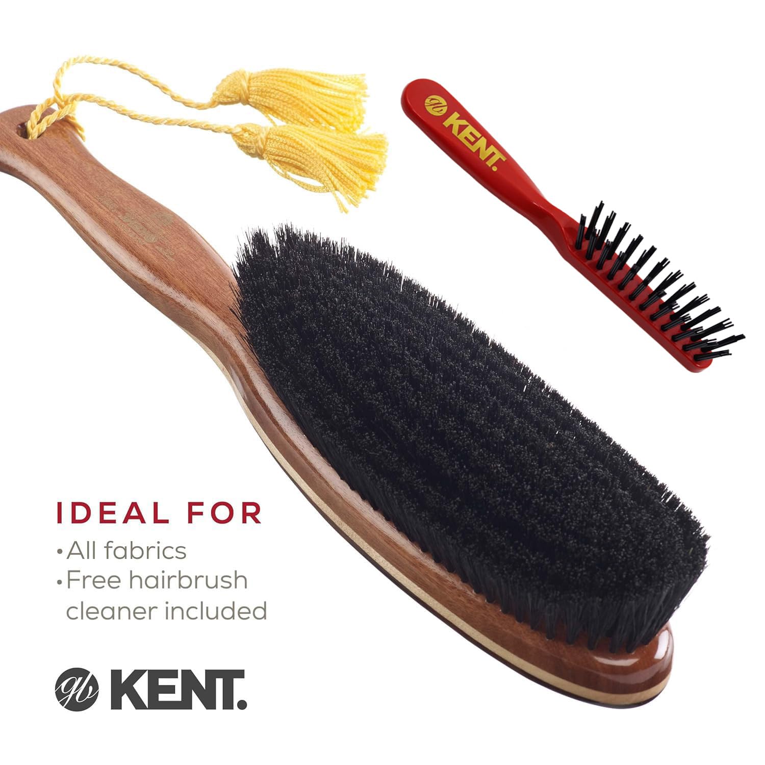 Amazon.com: KENT CR8 Clothes Brush, 100% Natural Black Boar