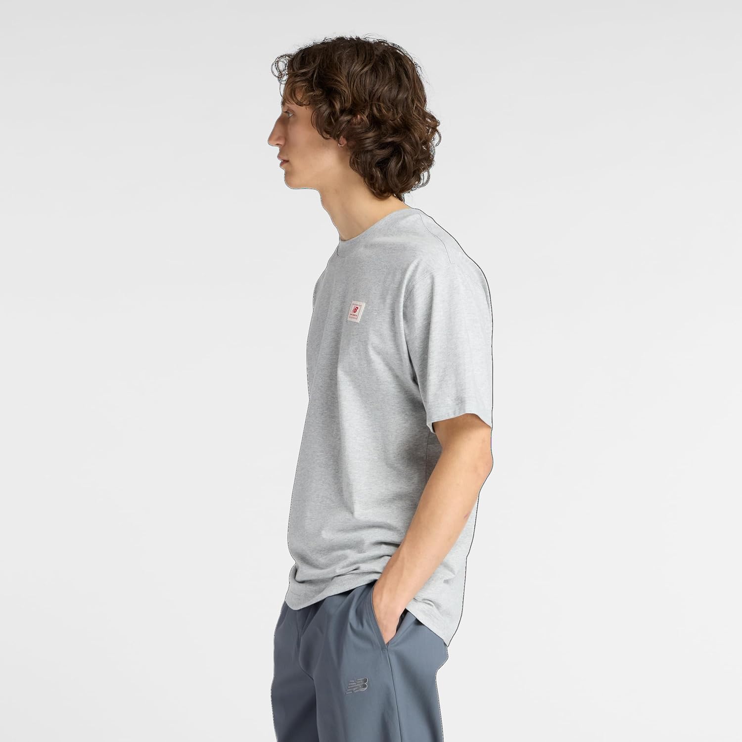 New Balance Mens Woven Label T-Shirt - Image 6