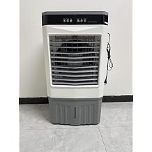 Portable Swamp Cooler with 12H Timer, 3 Speeds for Apartments Grey/White, 39.5"