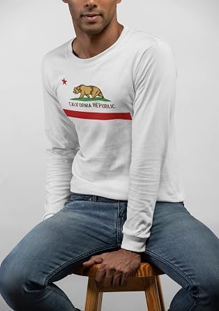 California Republic Bear Flag Golden State T-Shirt Adult T-Shirt