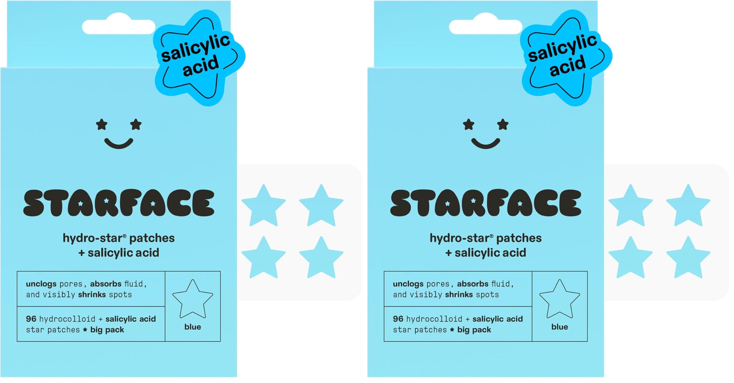 Starface Hydro-Star Blue Patches - Clear Skin -15