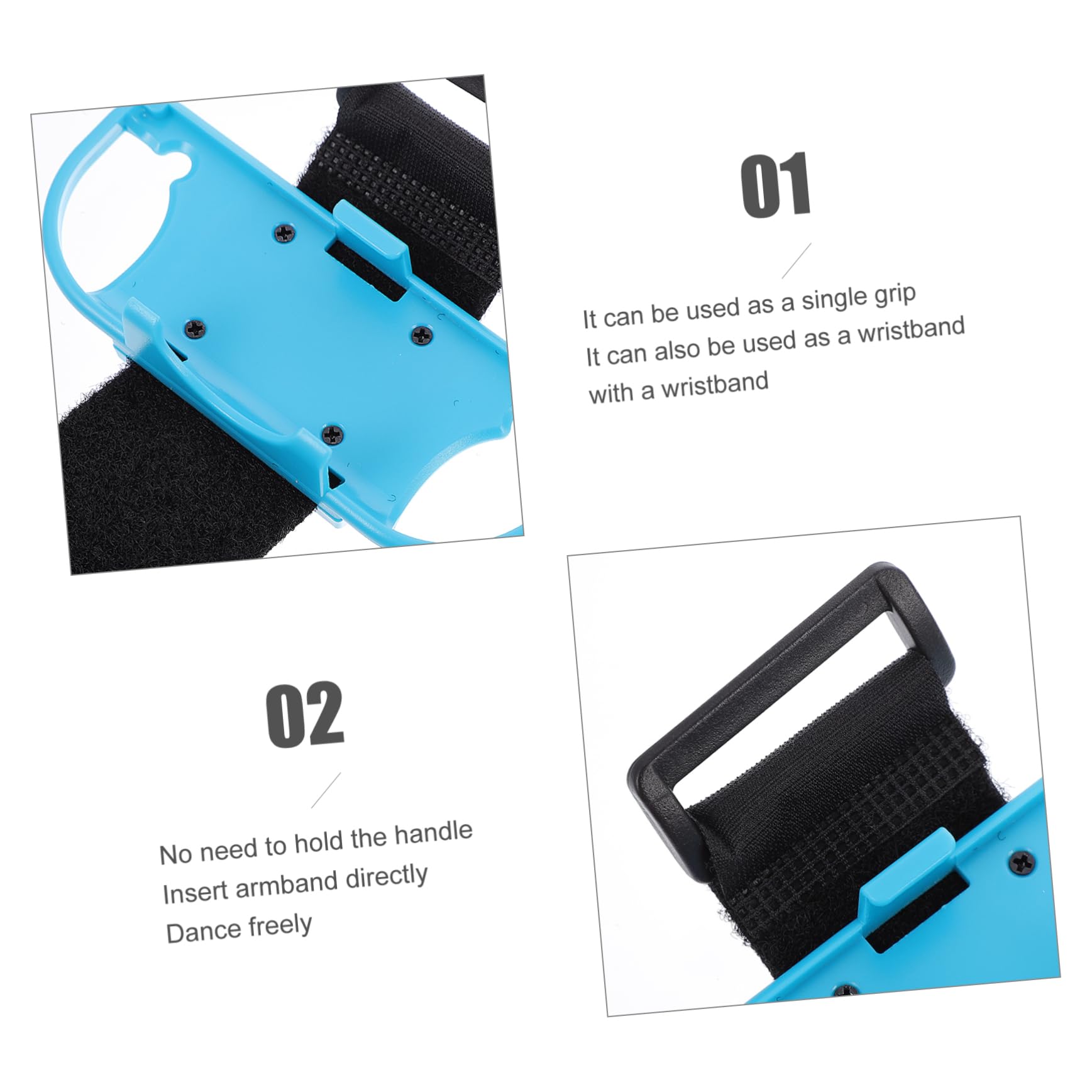 HOMSFOU 10pezzi Cinturino Regolabile Per Controller Di Gioco Bracciale Compatibile Con Switch e Accessorio Per Videogiochi Per Ballare Liberamente Durante Gioco