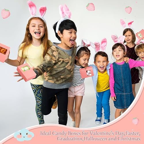 Miniatura 6 de Outus 100 cajas de embalaje de jabón con ventana, mini cajas de papel kraft a granel, cajas de regalo rectangulares de jabón para hacer jabón