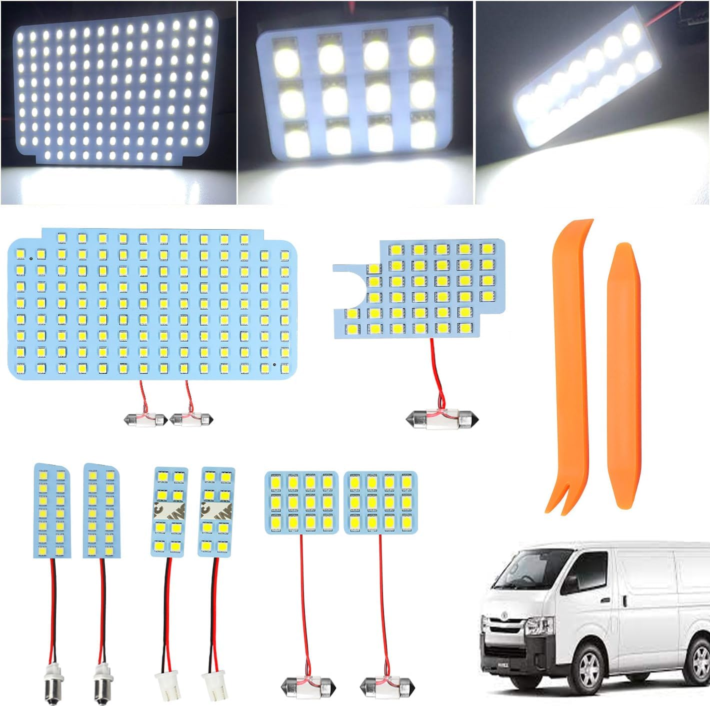 Amazon | TORIBIO ハイエース led ルームランプ 室内灯 4型~8型 パーツ