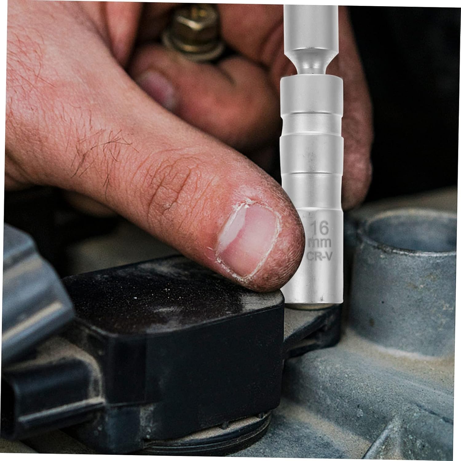 1 Pair Spark Plug Socket Wrench Automotive Tool for Easy Removal and Replacement Lightweight and Corrosion Resistant Design for Repair and Maintenance