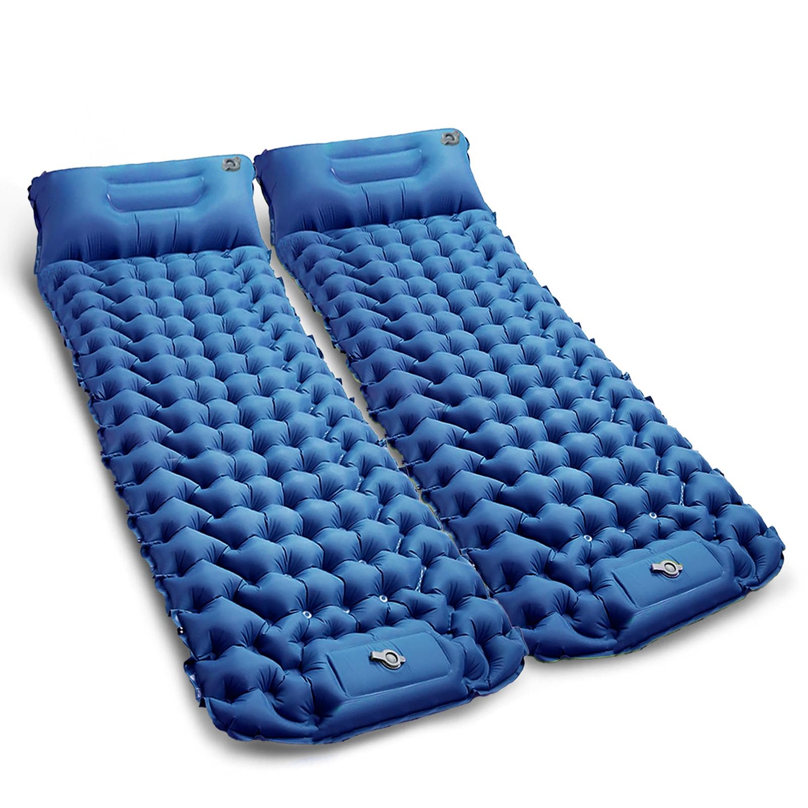 CALIYO Ultraleggero Materasso Gonfiabile Campeggio con Cuscino, Materassino Campeggio Autogonfiante, Portatile Materassino Autogonfiabile per Escursionismo Trekking Tenda