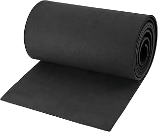 Neoprene Sponge Foam Rubber Sheet Roll, ZEONHAK 15 x 118.5 x 1/4 Inches Neoprene Rubber Sheet Roll, Neoprene Padding Sheet for Noise Reduction, Insulation, Sealing, Shock Absorption