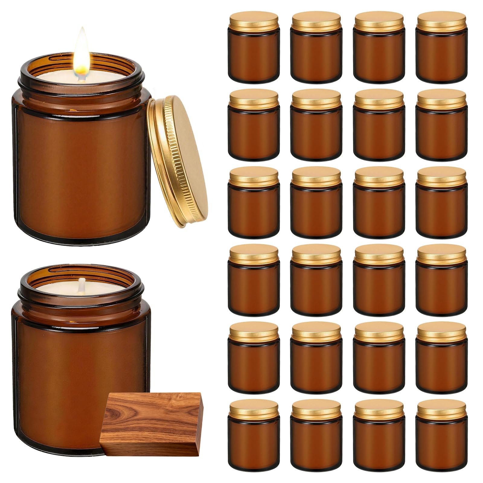 Photo 1 of Veiuwa 24 Pack 6 oz Soy Candles