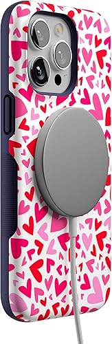 Vista 589 de Casely Funda para iPhone 15 Pro Jardín Secreto Flores mixtas Funda atrevida Compatible con MagSafe y botón de acción Jardín Secreto Floral