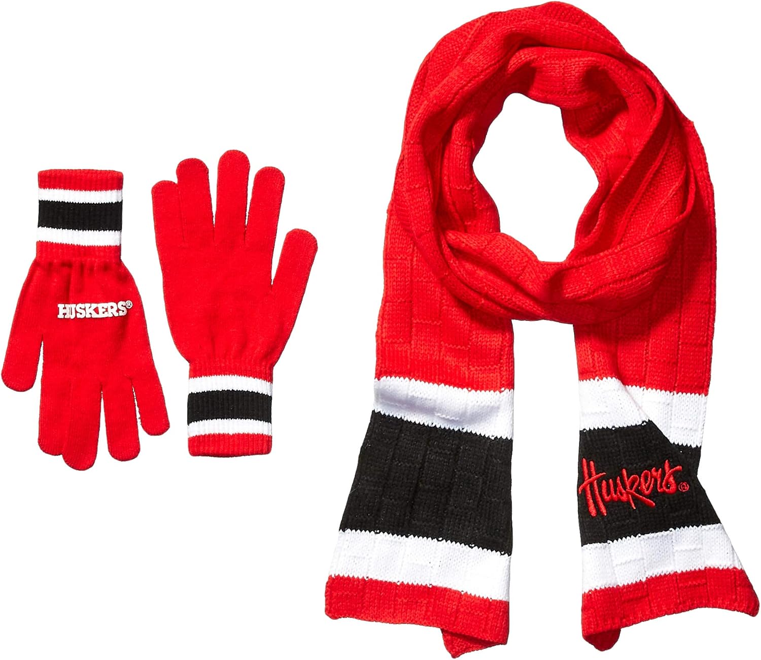 Littlearth NCAA unisex Ncaa Scarf & Gloves Gift Set