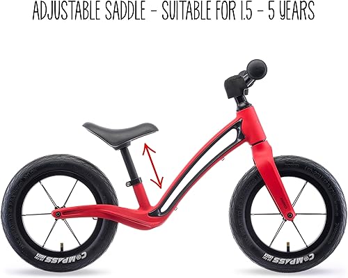 Miniatura 4 de Hornit AIRO - Bicicleta de equilibrio para niños de 18 meses a 5 años, aleación de magnesio súper ligera