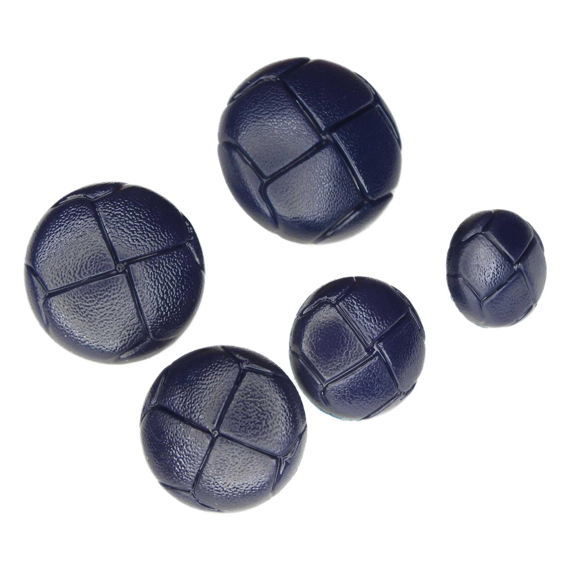Football Buttons 15mm 18mm 20mm 23mm and 25mm 13 Colours Buy 2 4 or 8 550D, 25 Navy Blue, 8 23mm