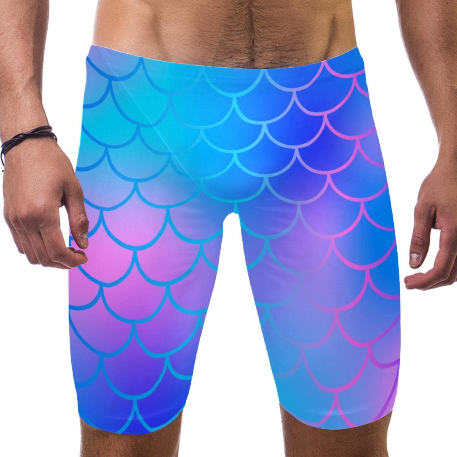 Bañadores ajustados de sirena para entrenar en la piscina y disfrutar el verano en el mar 7