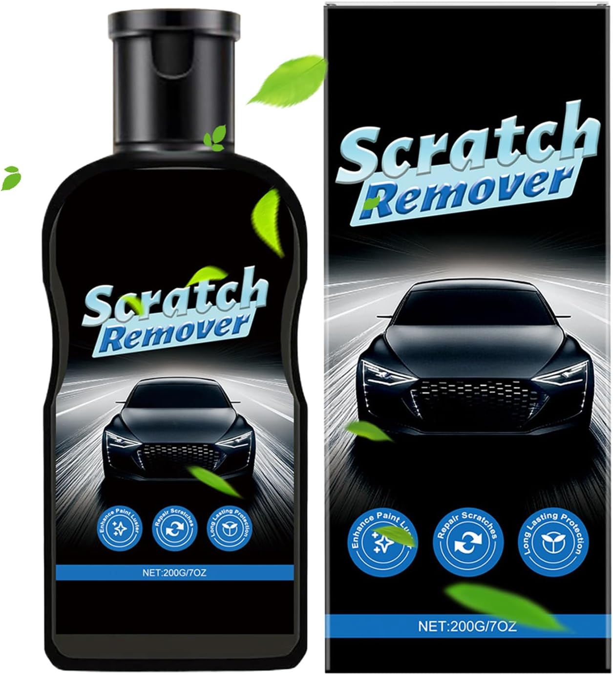 Polishing Compound, Multifunctional High Gloss Restorer, Auto Scratch Remover, Car and Motorcycle Detailing, Daily Maintenance, Boat, RV, Exterior Vehicle Care, Automotive Restoration
