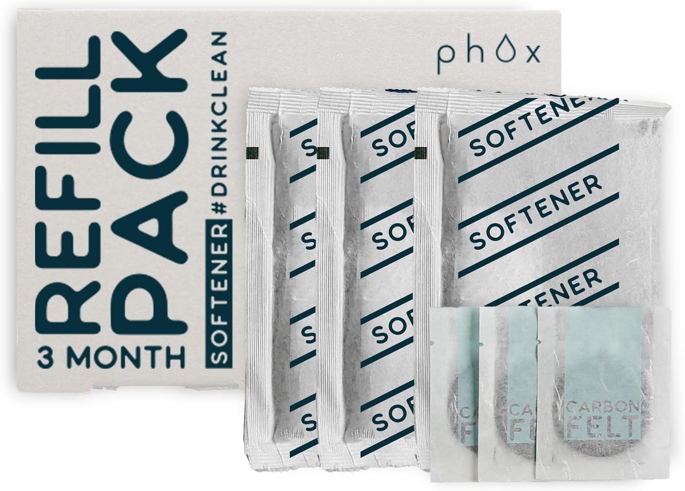 PhoxRefill Pack 3-Month Softener Supply