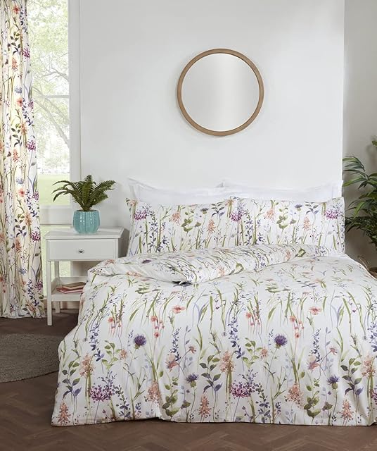 Sundour Hampshire Multi Double Duvet Cover Set Bedding Bed Set Bed Linen